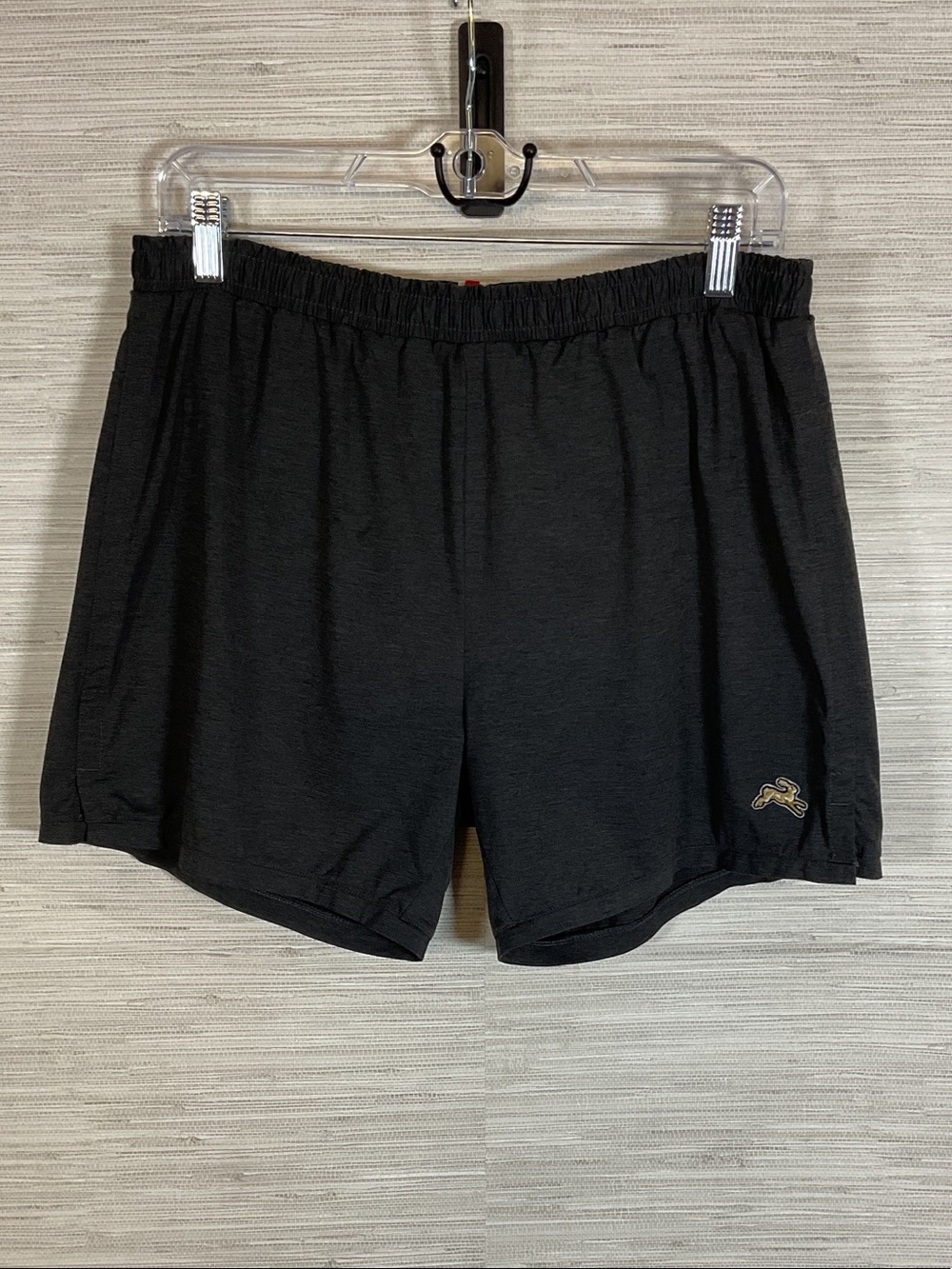 Men’s Tracksmith Session Running Shorts Charcoal Grey 5 Inch Medium